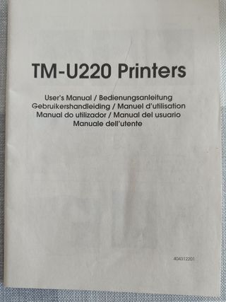 Impresora de tickets Epson TM u 220A