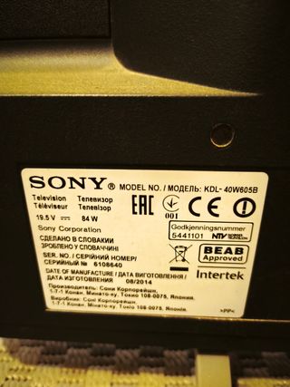 TV Sony 40W605B
