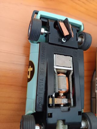 SCALEXTRIC GP12 FORD Fiesta en su caja, Años 80