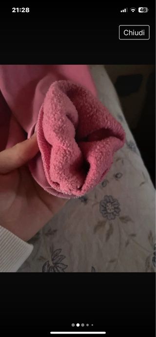 Felpa bambina Adidas con cappuccio rosa