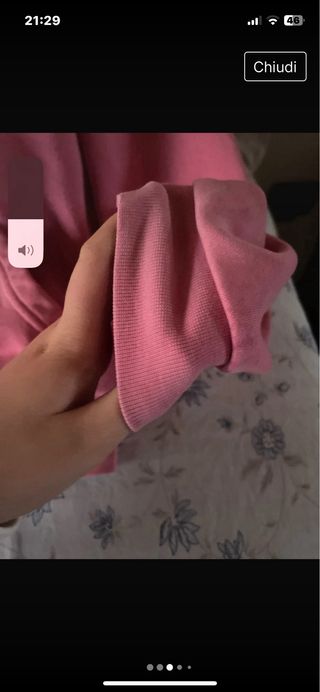 Felpa bambina Adidas con cappuccio rosa