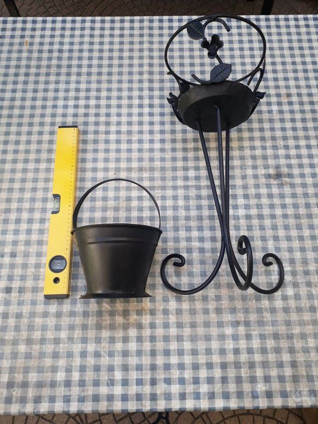 Portavasi in ferro - Vintage