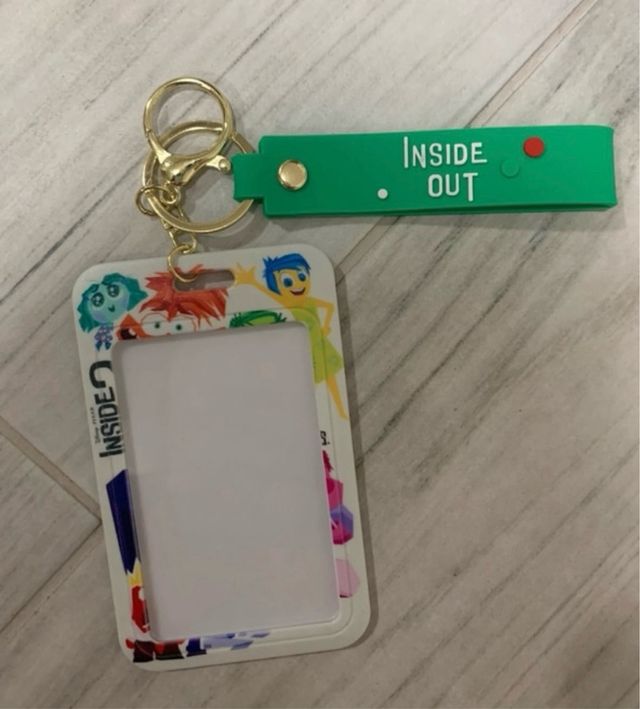 Porta badge Inside Out 2 portachiavi segnalino