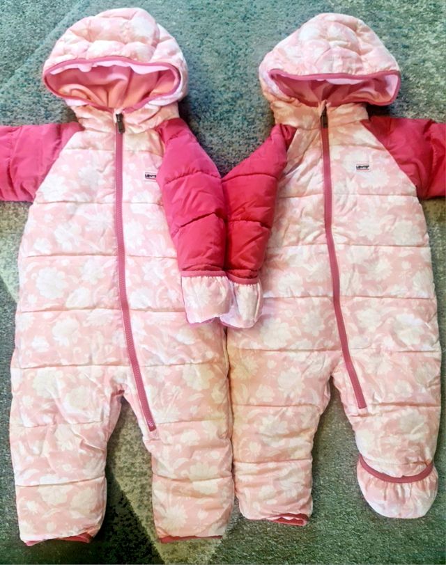 Monos de bebés gemelar