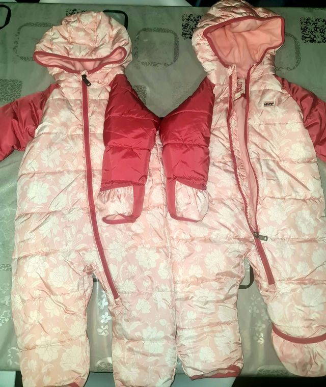 Monos de bebés gemelar