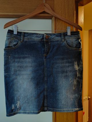 Falda vaquera talla 40