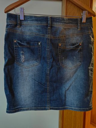 Falda vaquera talla 40