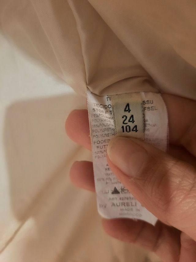 Piumino bimba tg 4 anni Red Sound