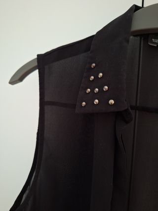 Blusa transparente Zara
