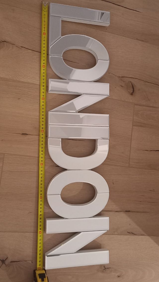 Espejos decorativos letras