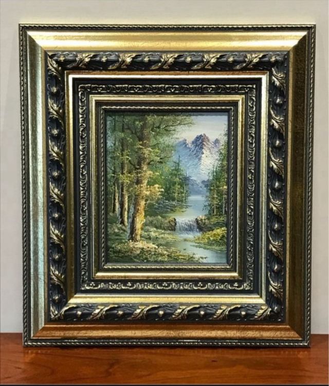 Cuadro de pintura sobre lienzo.