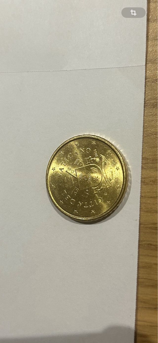 Moneda vaticano 0.50 euros 