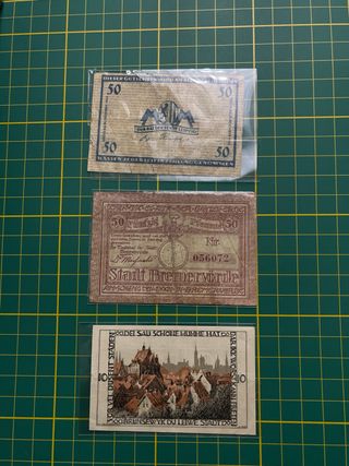 3 BILLETES ALEMANES
