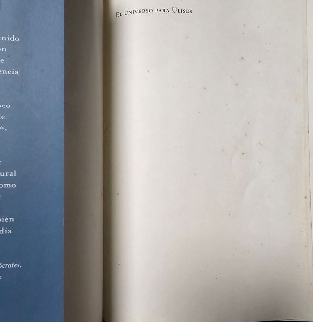 El universo para Ulises: ¿Y si todo el universo estuviera en un libro? ((Fuera de colección)) (Spanish Edition)