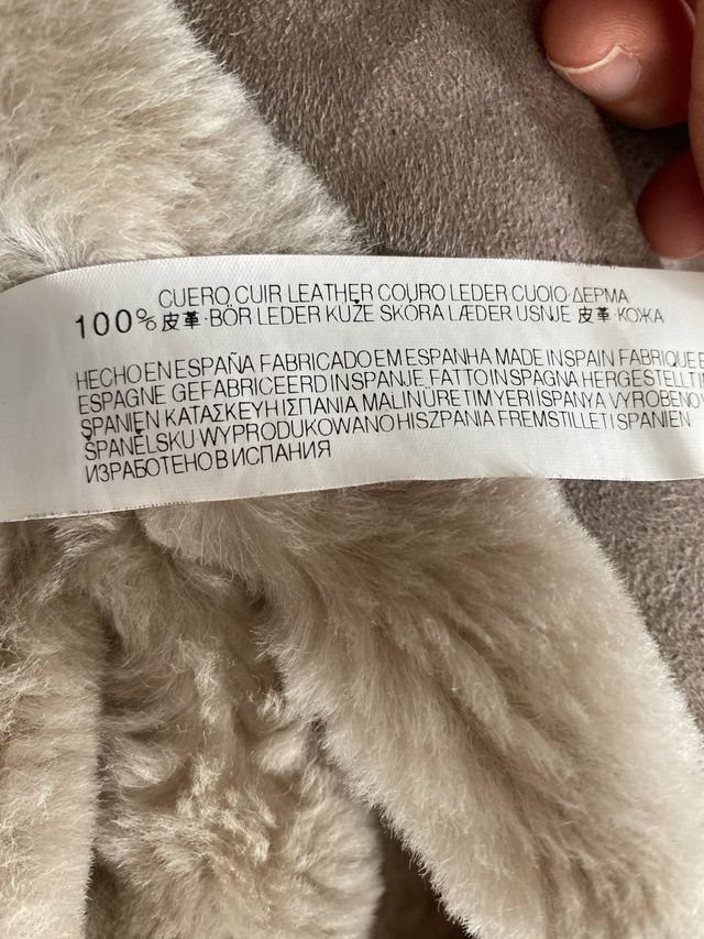 Cappotto in camoscio tornito