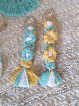Macramè arazzo mini Boho  Portachiavi macramé 