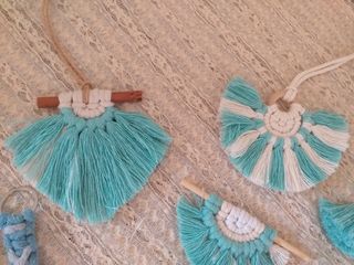 Macramè arazzo mini Boho  Portachiavi macramé 