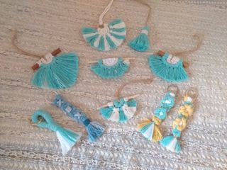 Macramè arazzo mini Boho  Portachiavi macramé 