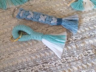 Macramè arazzo mini Boho  Portachiavi macramé 