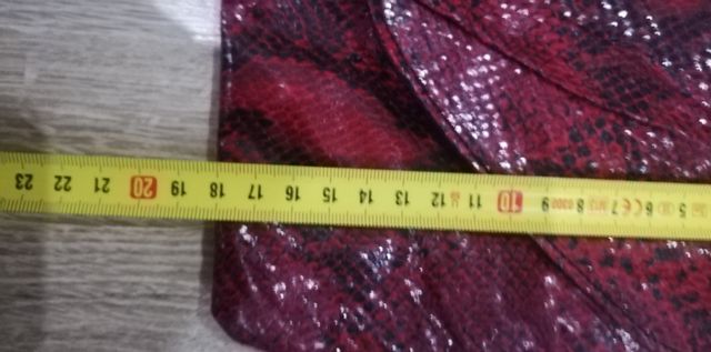 bolso Rojo cadena joya