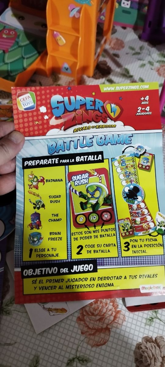 Juego superzings 