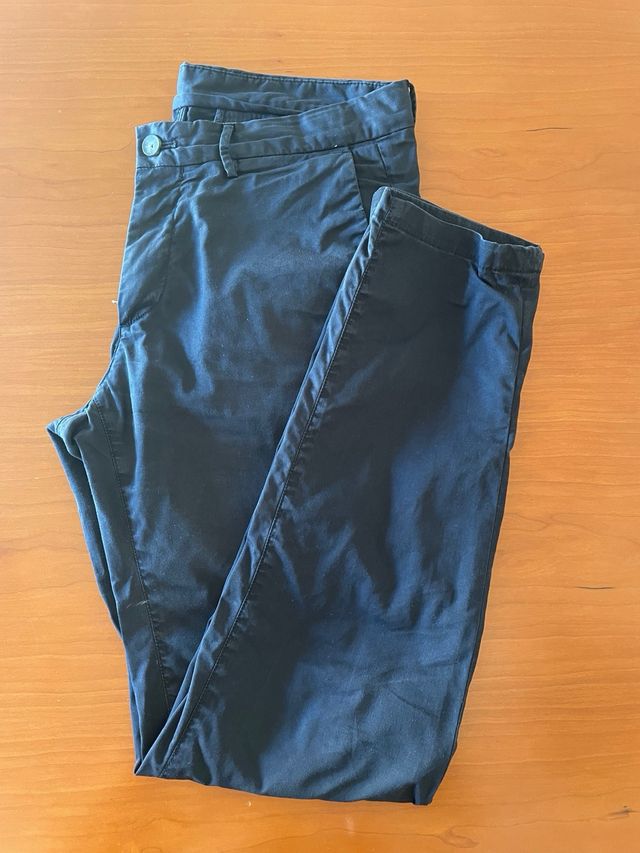 Pantalon chino massimo dutti azul
