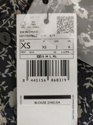 Blusa estampada Mango 