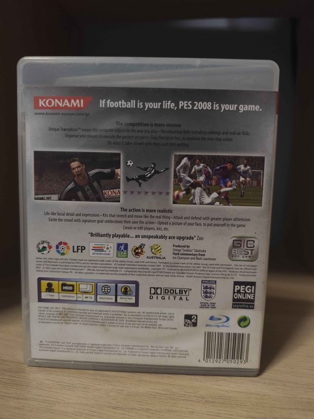PES 2008 (PS3)