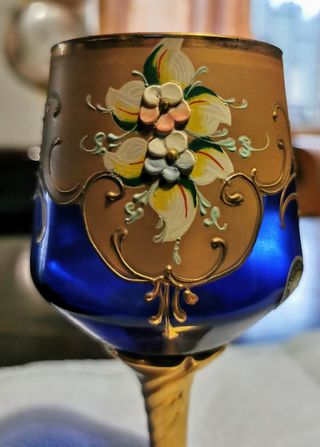 bicchiere decorato Vetro di Murano