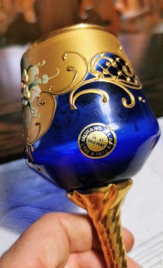 bicchiere decorato Vetro di Murano