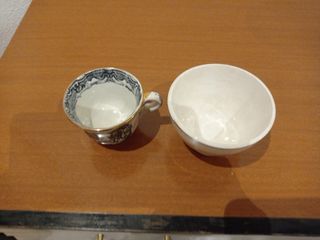 🇪🇦 Tazón y taza de loza de la cartuja