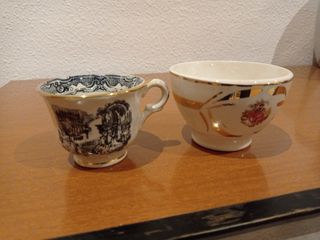 🇪🇦 Tazón y taza de loza de la cartuja