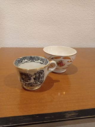 🇪🇦 Tazón y taza de loza de la cartuja