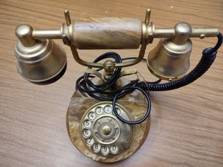 Teléfono antiguo mármol
