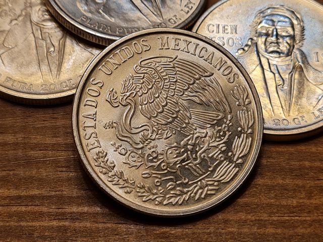 100 Pesos México Morelos 1977 1978