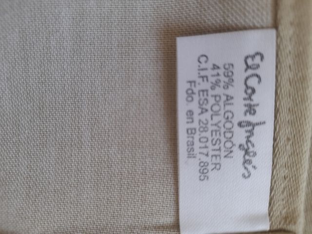 Mantel redondo El Corte Inglés