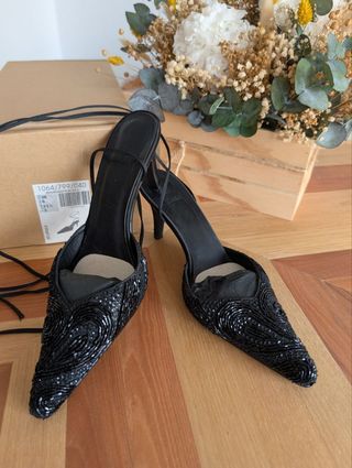 *Zapatos Tacon Joya T.36*