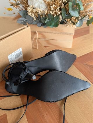 *Zapatos Tacon Joya T.36*