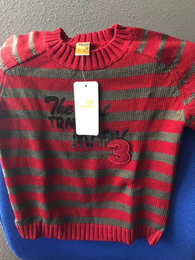 jersey de listas mayoral talla 6