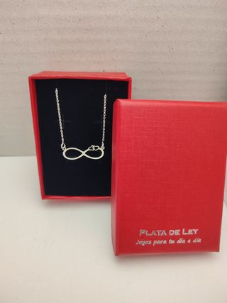 Collar infinito Plata. NUEVO!