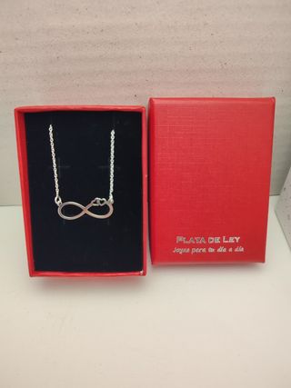 Collar infinito Plata. NUEVO!