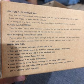 Mini Maçarico camping