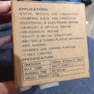 Mini Maçarico camping