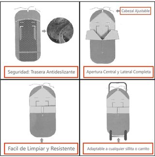 Saco polar para silla ligera