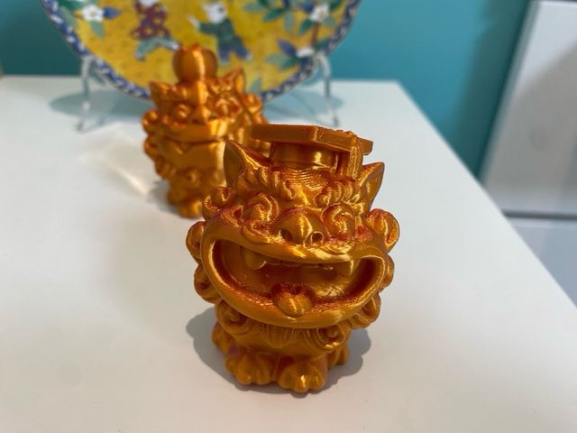 Leoni cinesi Buona sorte e Successo