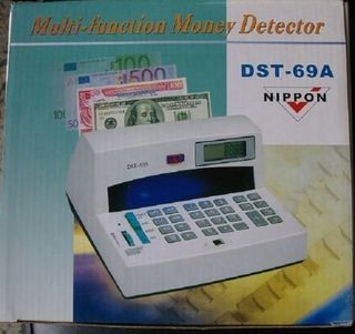 DETECTOR ELECTRÓNICO  BILLETES FALSO + Calculador