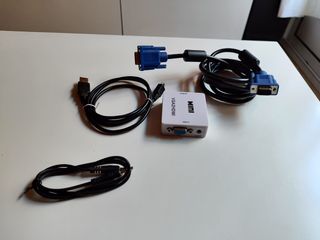 Adaptador y convertidor de VGA a HDMI