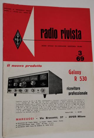 RADIO RIVISTA 1969 ham ari vintage 60s