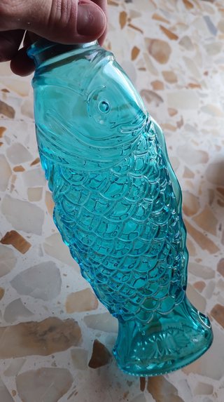 Bottiglie vintage in vetro smerigliato