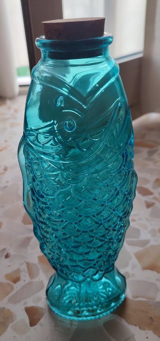 Bottiglie vintage in vetro smerigliato